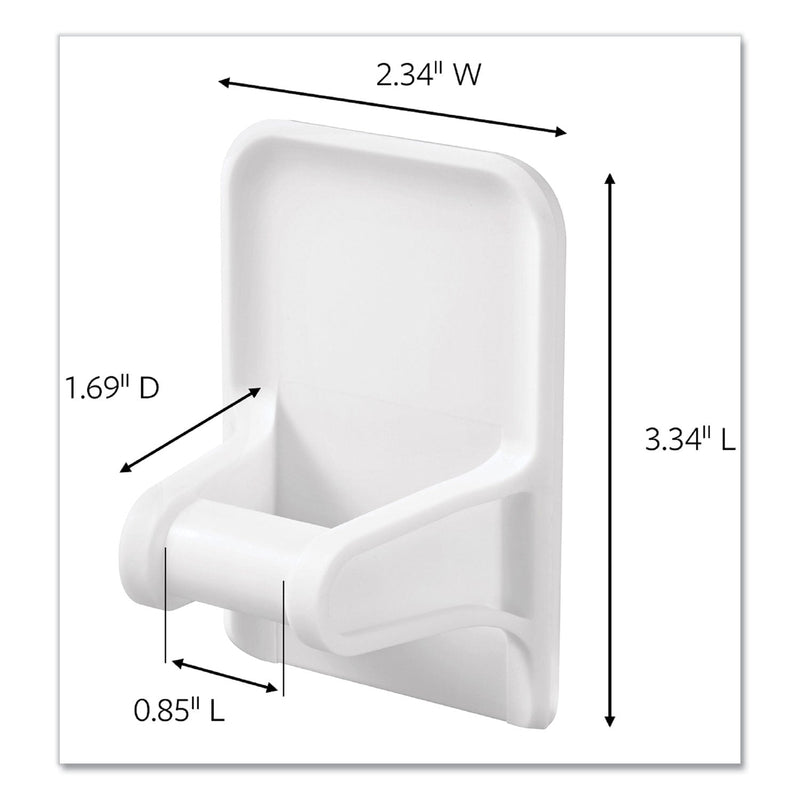 Command Spray Bottle Holder, 2.34w x 1.69d x 3.34h, White, 2 Hangers/4 Strips/Pack