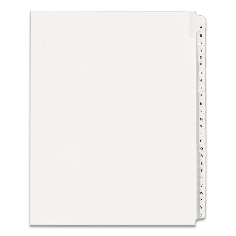Avery Preprinted Legal Exhibit Side Tab Index Dividers, Allstate Style, 26-Tab, A to Z, 11 x 8.5, White, 1 Set, (1700)