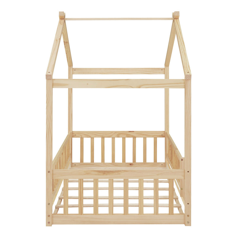 Bed House Bed Frame With Fence