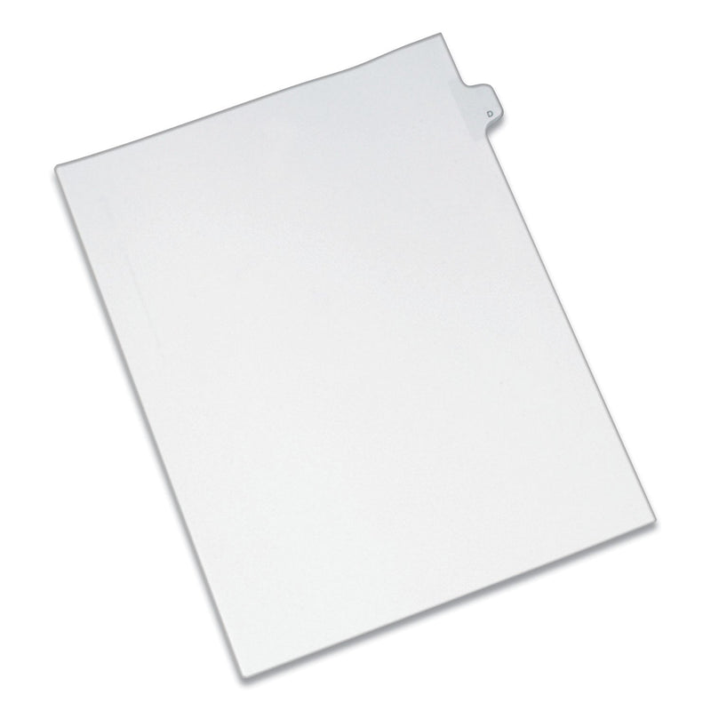 Avery Preprinted Legal Exhibit Side Tab Index Dividers, Allstate Style, 26-Tab, D, 11 x 8.5, White, 25/Pack