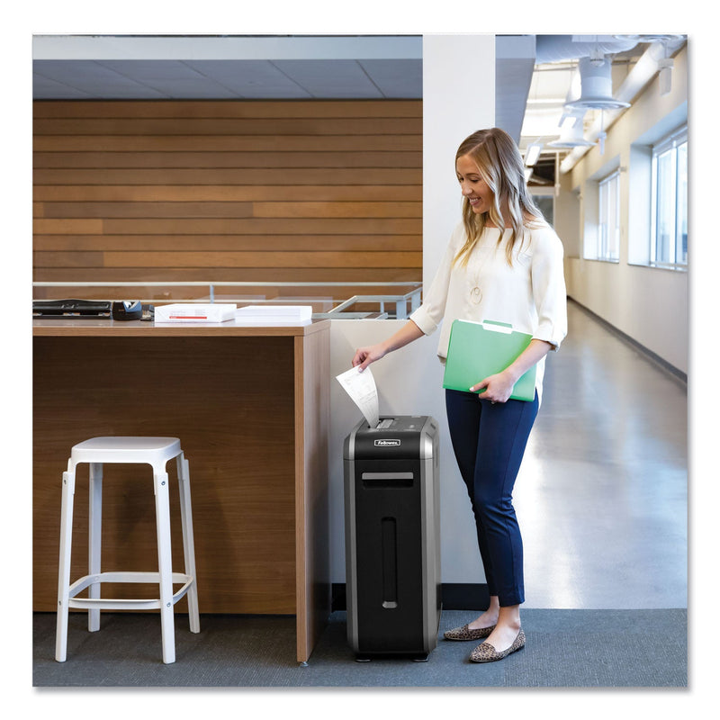 Fellowes Powershred 125i 100% Jam Proof Strip-Cut Shredder, 18 Manual Sheet Capacity