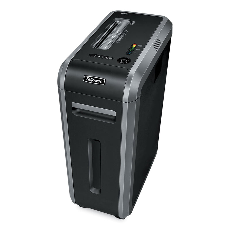 Fellowes Powershred 125i 100% Jam Proof Strip-Cut Shredder, 18 Manual Sheet Capacity