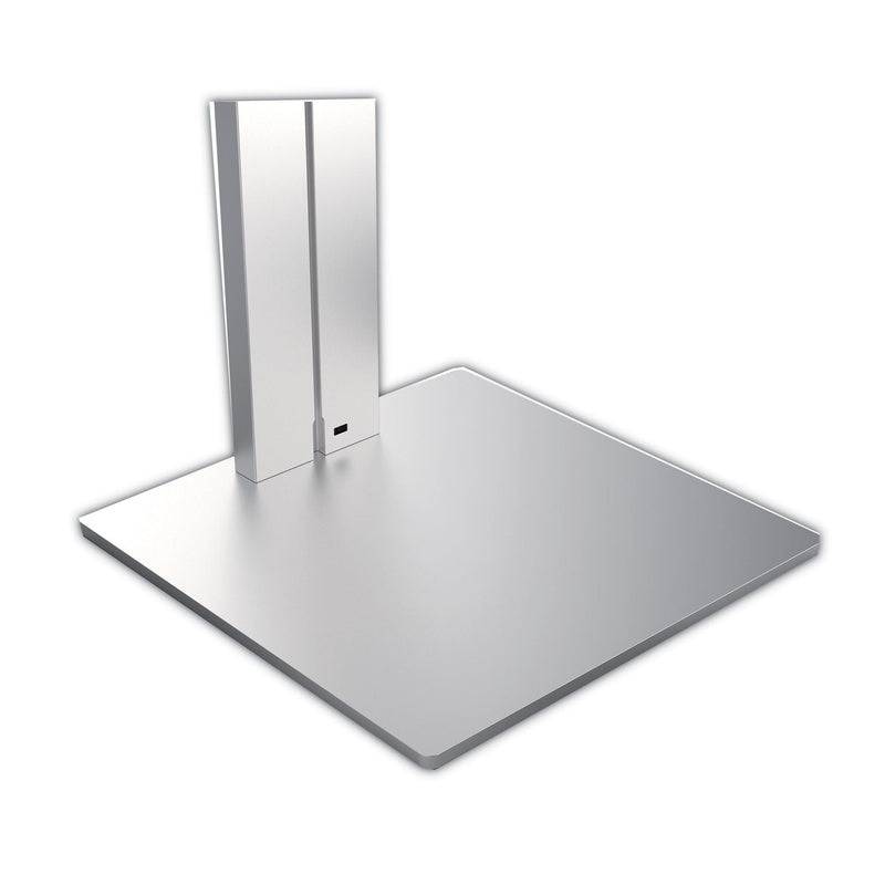 Durable Floor Stand Tablet Holder, Silver/Charcoal Gray