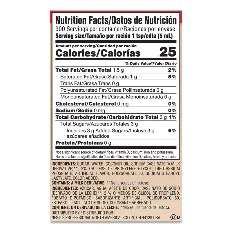 Coffee mate Liquid Coffee Creamer, Sweetened Original, 1500mL Pump Dispenser