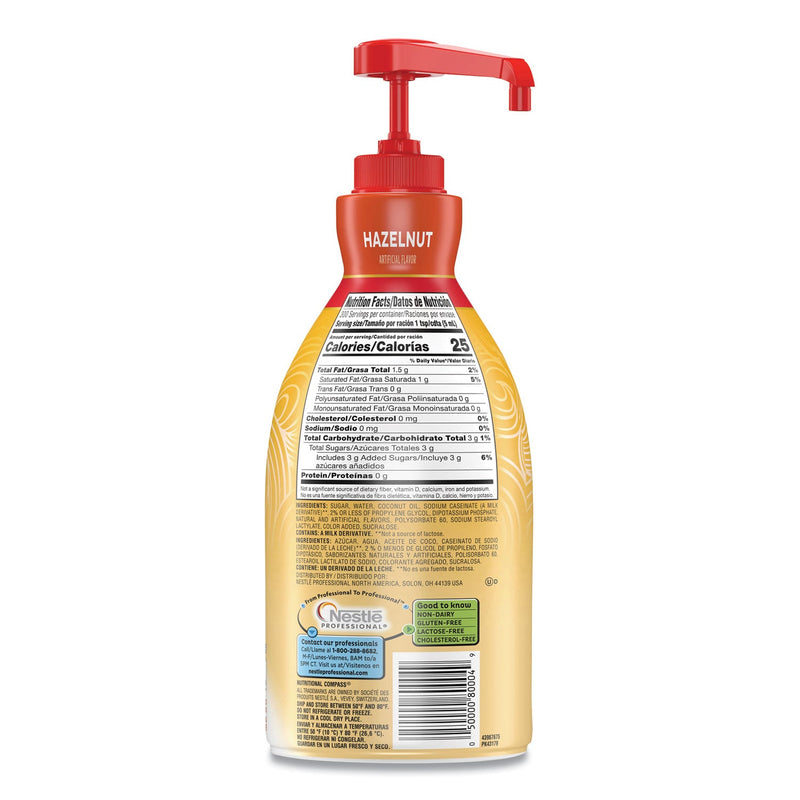 Coffee mate Liquid Coffee Creamer, Hazelnut, 1500mL Pump Bottle