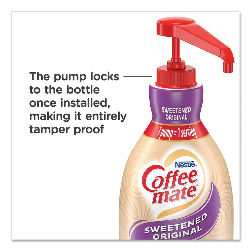 Coffee mate Liquid Coffee Creamer, Sweetened Original, 1500mL Pump Dispenser