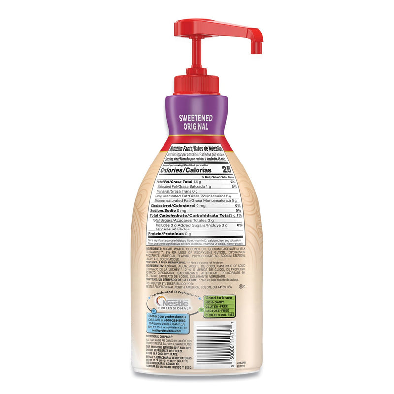 Coffee mate Liquid Coffee Creamer, Sweetened Original, 1500mL Pump Dispenser