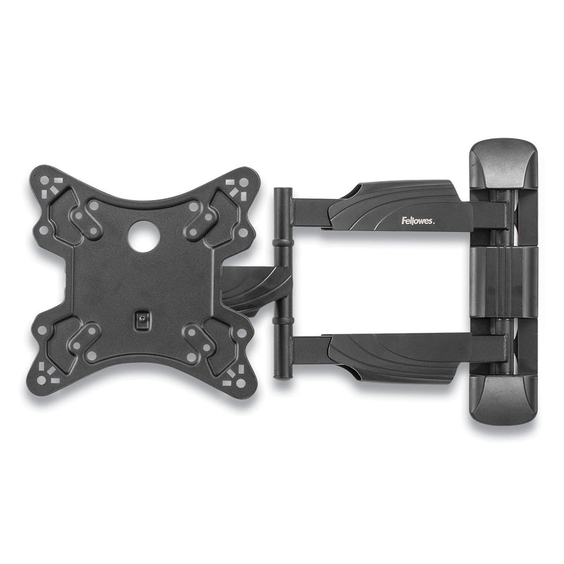 Fellowes Full Motion TV Wall Mount, 16.25w x 19.75d x 17.87h, Black