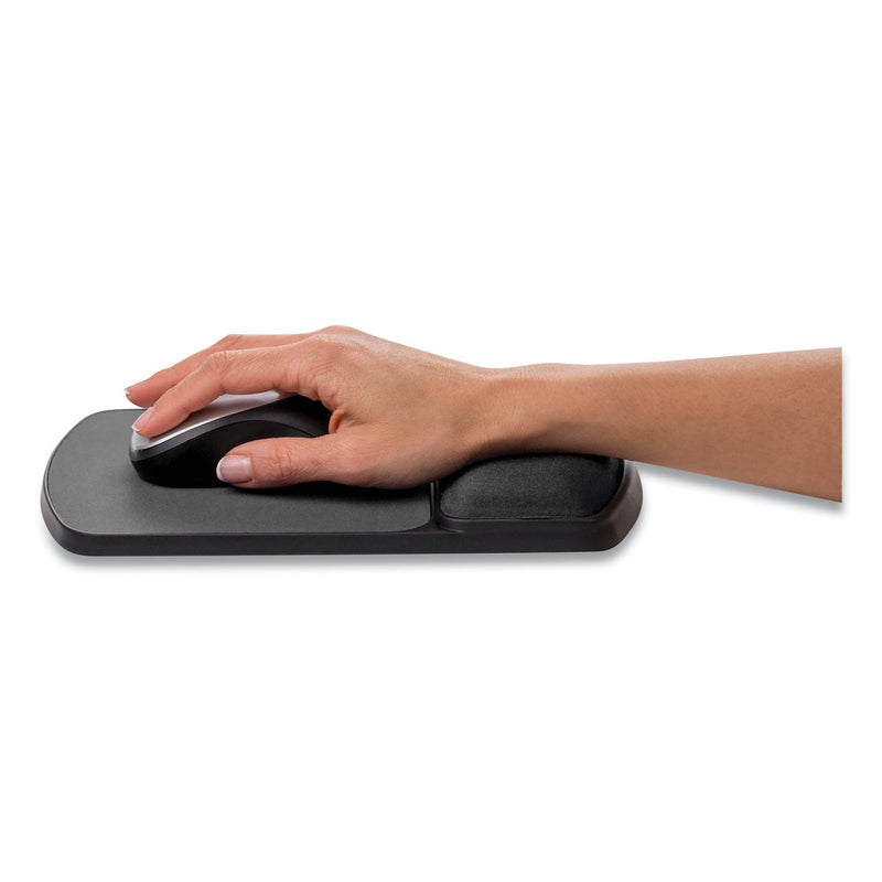 Fellowes Mouse Pad with Wrist Support with Microban Protection, 6.75 x 10.12, Graphite