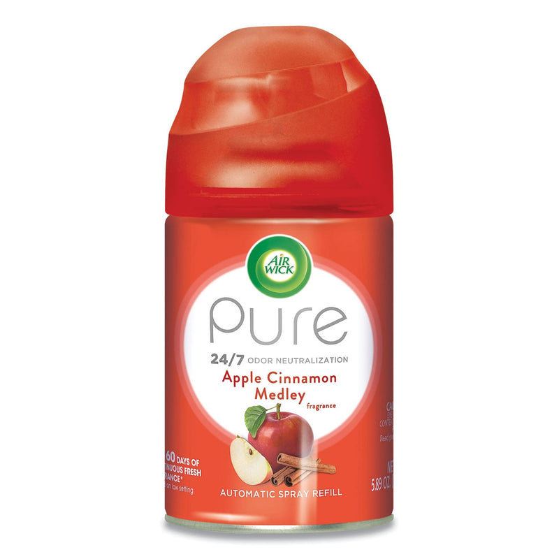 Air Wick Freshmatic Ultra Automatic Spray Refill, Apple Cinnamon Medley, 5.89 oz Aerosol Spray