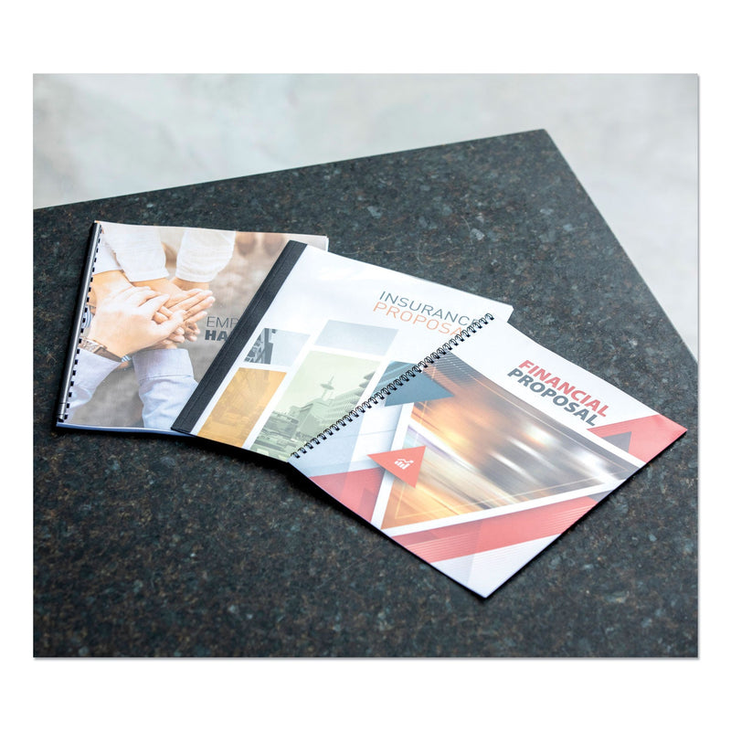 Fellowes Wire Bindings, 3/8" Diameter, 80 Sheet Capacity, Black, 25/Pack