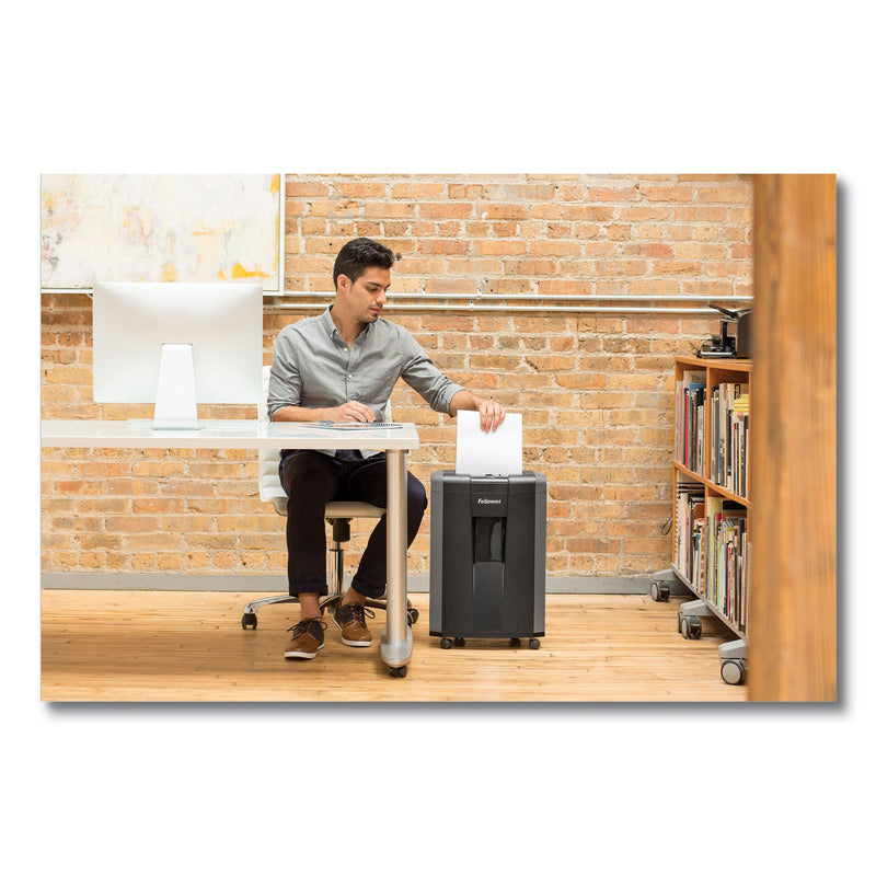 Fellowes Powershred 76Ct Cross-Cut Shredder, 16 Manual Sheet Capacity