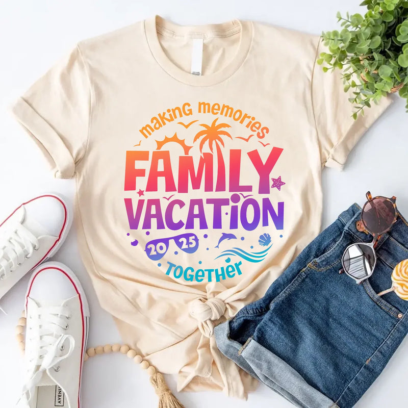 Family Vacation 2025 Shirts – Matching Outfits for Making Memories Together