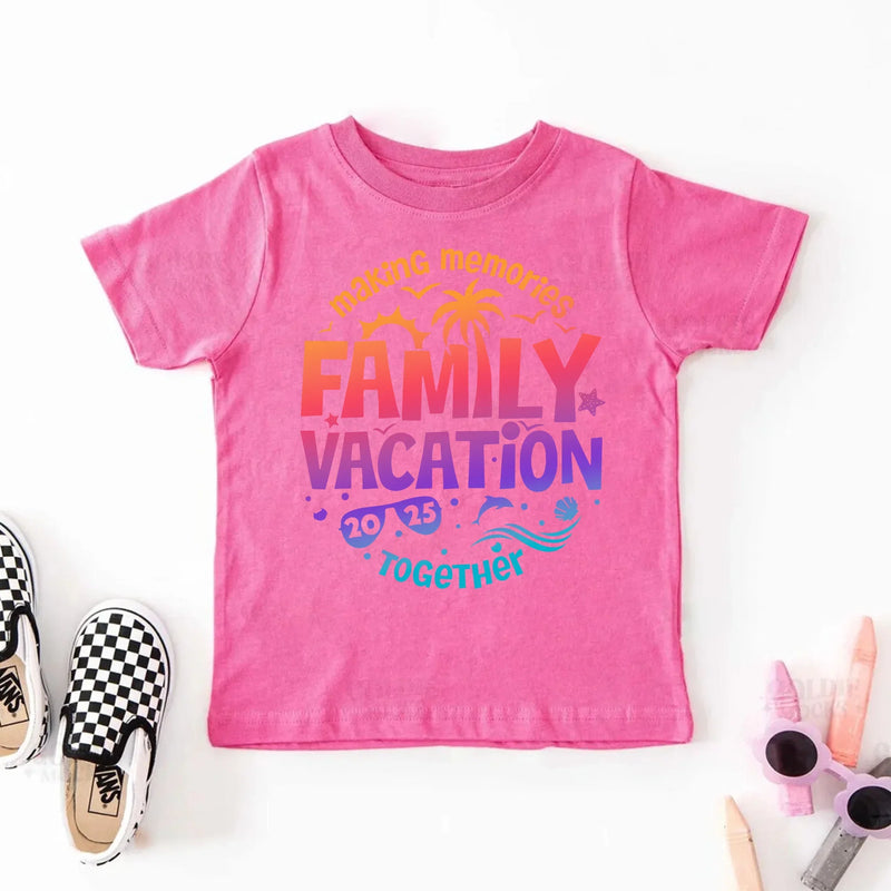 Family Vacation 2025 Shirts – Matching Outfits for Making Memories Together Kids