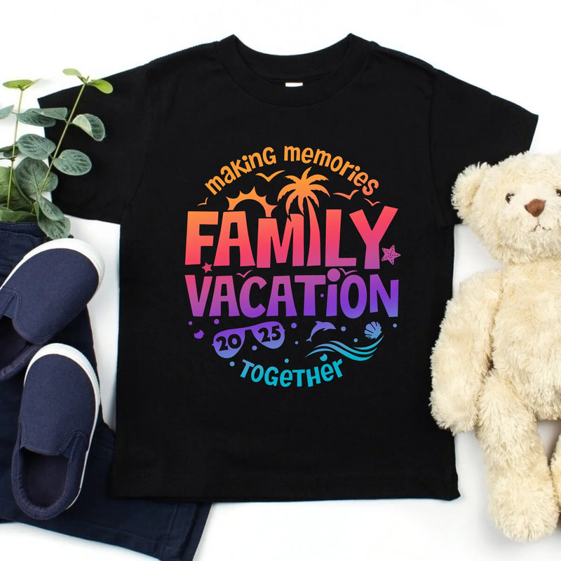 Family Vacation 2025 Shirts – Matching Outfits for Making Memories Together Kids