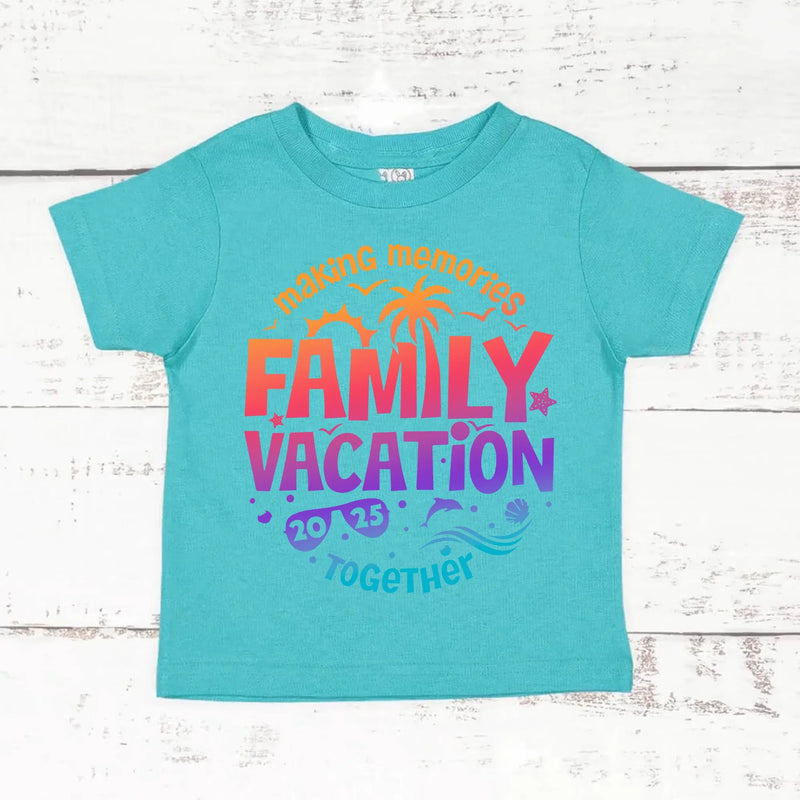 Family Vacation 2025 Shirts – Matching Outfits for Making Memories Together Kids