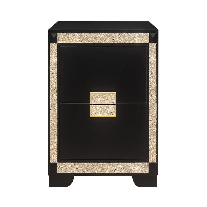 Lively - Bedroom Set With Glitter Detail And Padded Headboard