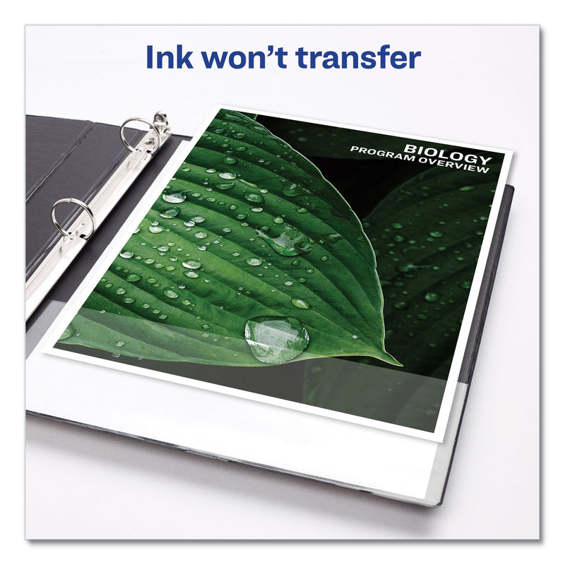 Avery Durable Non-View Binder with DuraHinge and EZD Rings, 3 Rings, 1" Capacity, 11 x 8.5, Black, (7301)