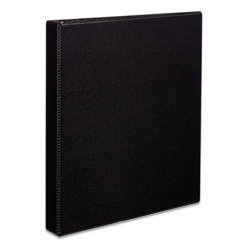 Avery Durable Non-View Binder with DuraHinge and EZD Rings, 3 Rings, 1" Capacity, 11 x 8.5, Black, (7301)