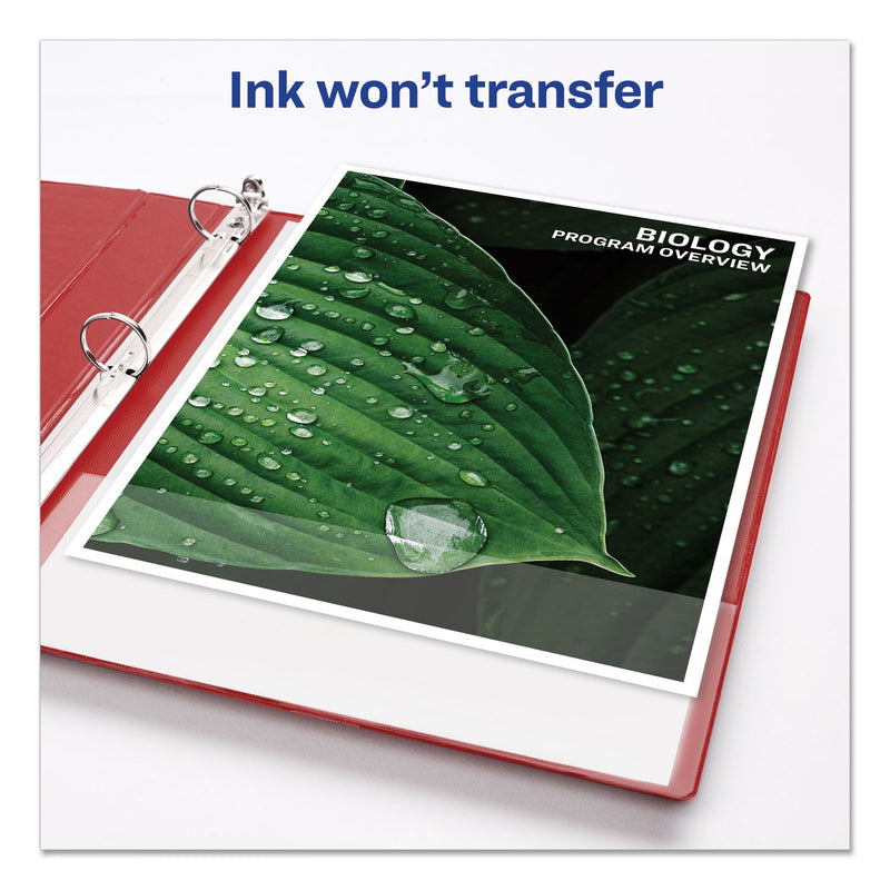 Avery Durable Non-View Binder with DuraHinge and Slant Rings, 3 Rings, 2" Capacity, 11 x 8.5, Red