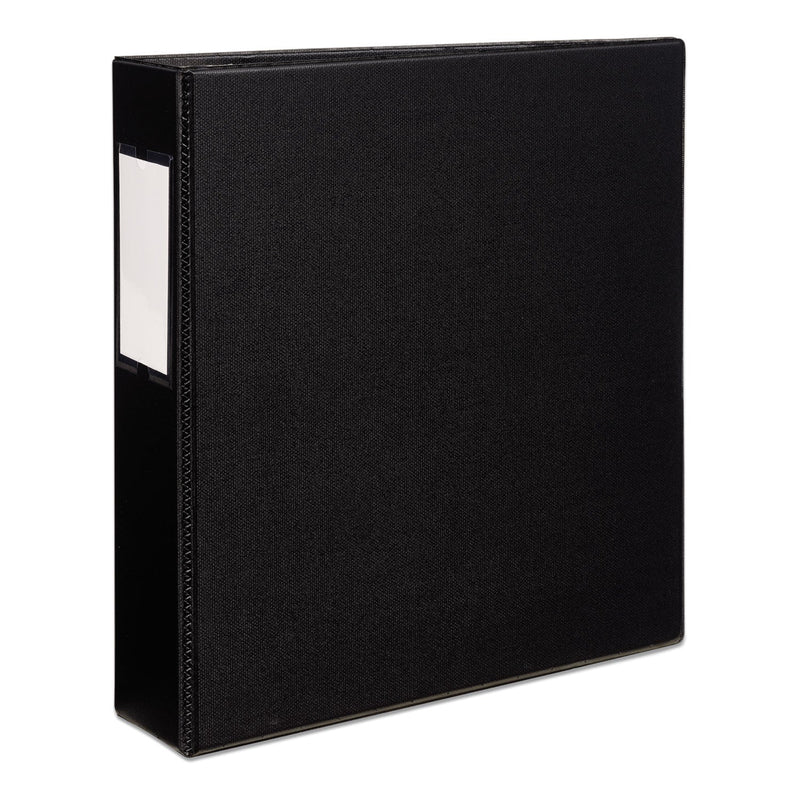 Avery Durable Non-View Binder with DuraHinge and EZD Rings, 3 Rings, 2" Capacity, 11 x 8.5, Black, (8502)