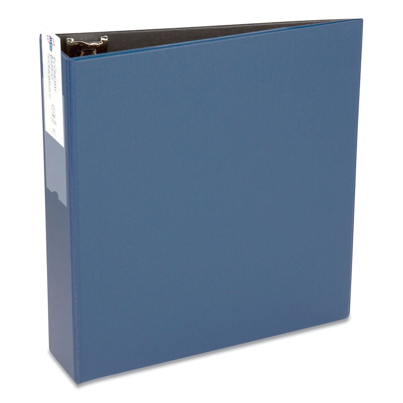 Avery Economy Non-View Binder with Round Rings, 3 Rings, 3" Capacity, 11 x 8.5, Blue, (4600)