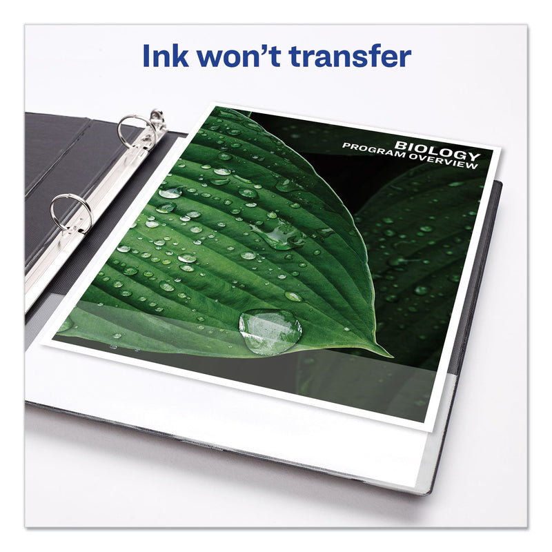 Avery Economy View Binder with Round Rings , 3 Rings, 2" Capacity, 11 x 8.5, Black, (5730)