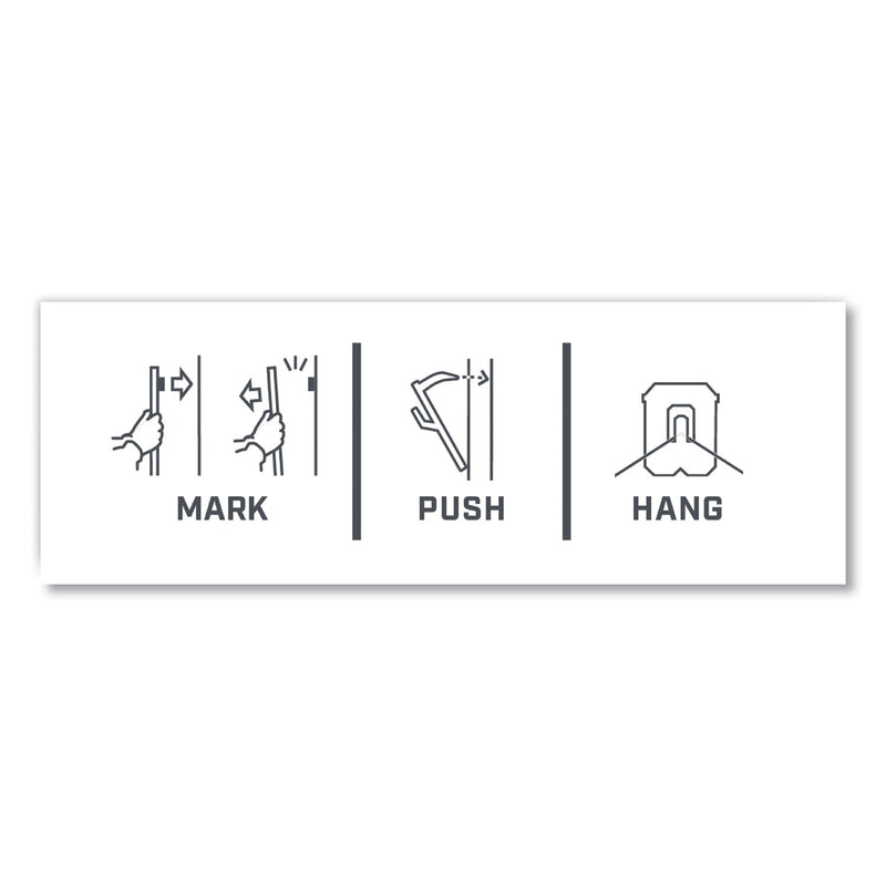 3M Claw Drywall Picture Hanger, Holds 15 lbs, 5 Hooks and 5 Spot Markers, Stainless Steel