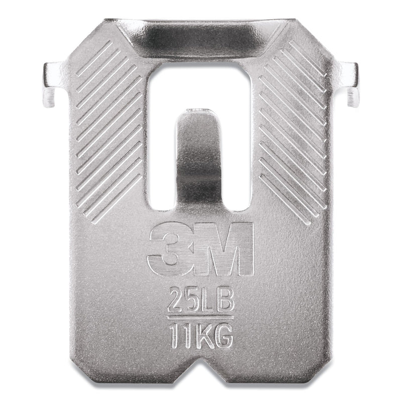 3M Claw Drywall Picture Hanger, Holds 25 lbs, 4 Hooks and 4 Spot Markers, Stainless Steel