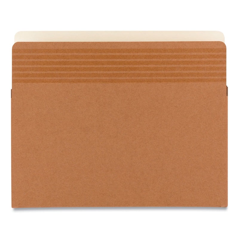 Smead Easy Grip Pockets, 3.5" Expansion, Letter Size, Redrope, 25/Box