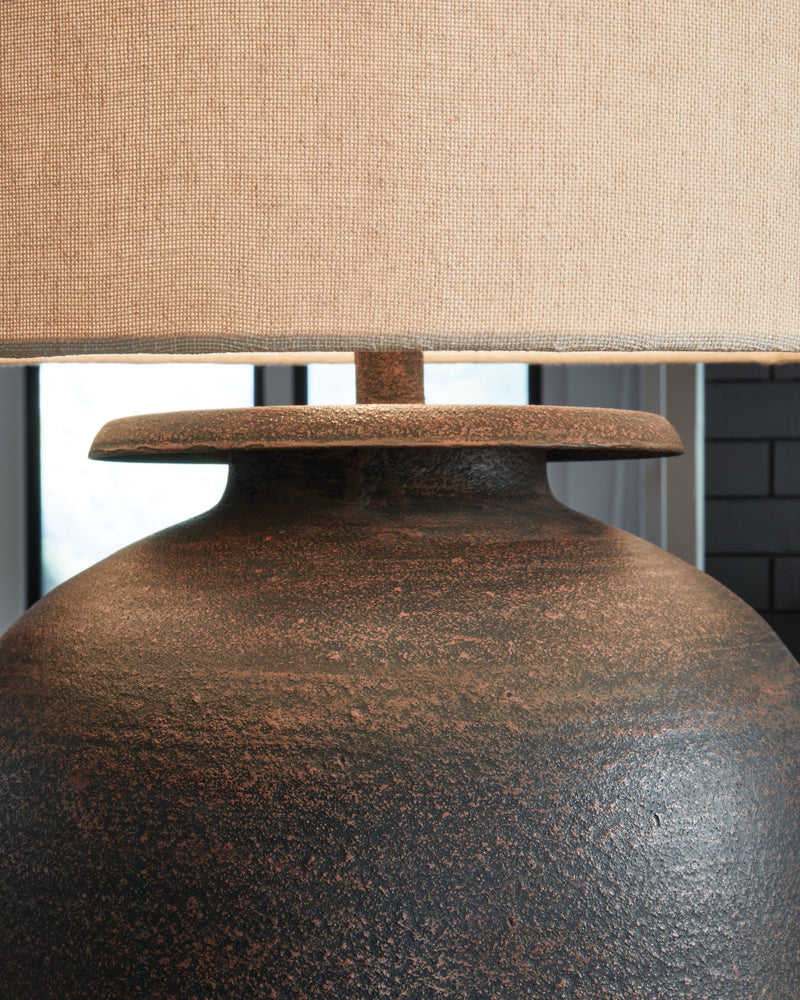 Carlenbury - Metal Table Lamp - Antique Brown