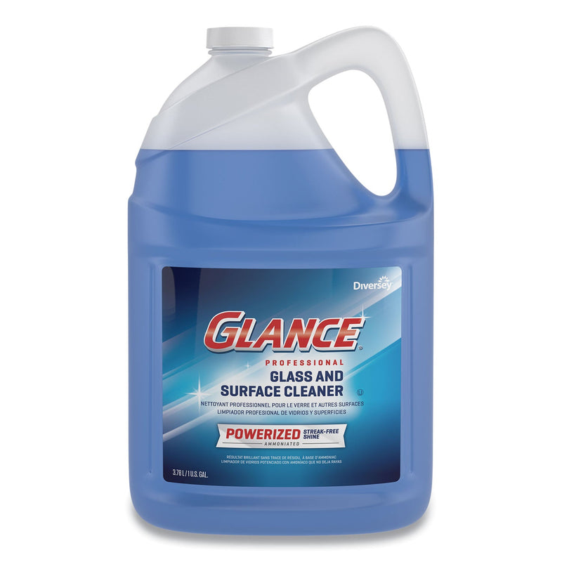 Diversey Glance Powerized Glass and Surface Cleaner, Liquid, 1 gal, 2/Carton
