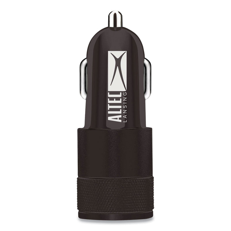Altec Lansing Dual USB Car Charger, Black