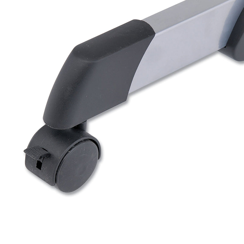 Alba Large Capacity Garment Rack, 63.5w x 21.25d x 67.5h, Black/Silver