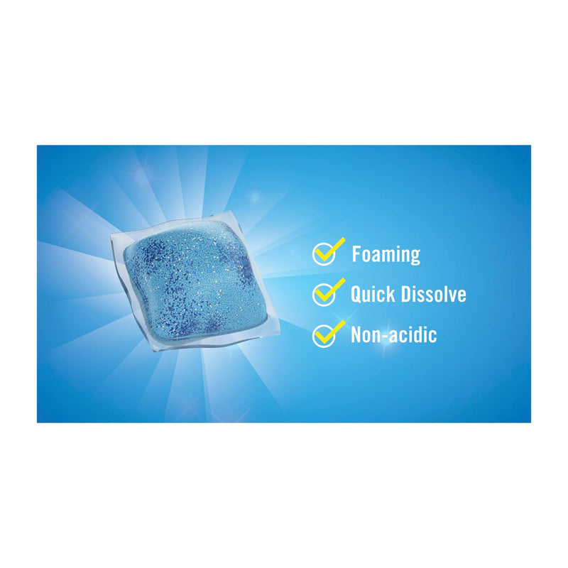 Diversey Crew Easy Paks Toilet Bowl Cleaner, Fresh Floral Scent, 0.5 oz Packet, 90 Packets/Tub