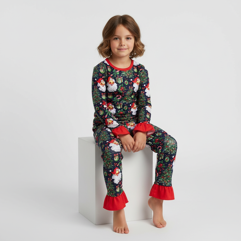 Christmas Eve Santa pj set
