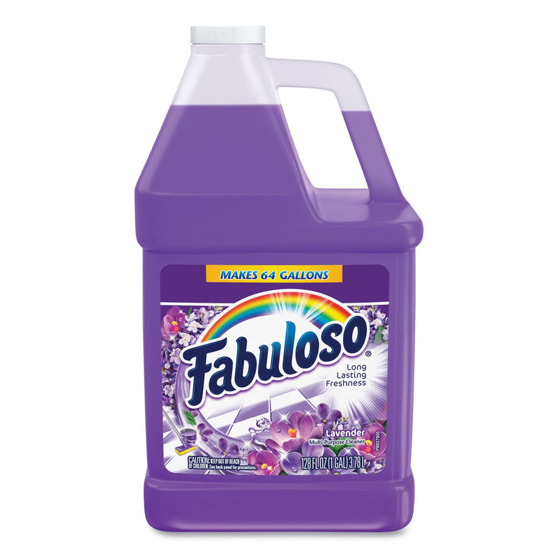 Fabuloso Multi-use Cleaner, Lavender Scent, 1 gal Bottle, 4/Carton