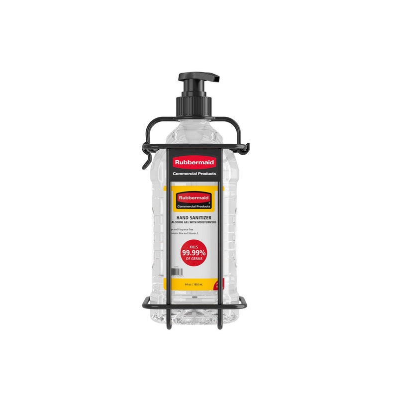 Rubbermaid Hand Sanitizer Brackets, 5.16 x 5.12 x 9.22, Black