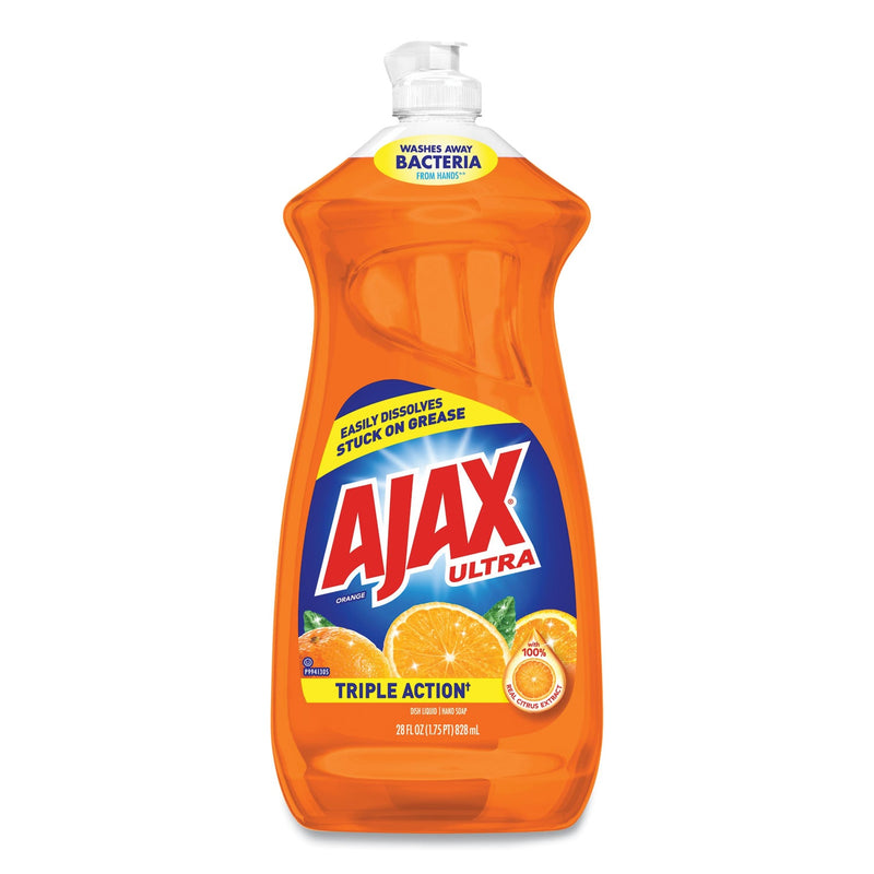 Ajax Dish Detergent, Liquid, Orange Scent, 28 oz Bottle