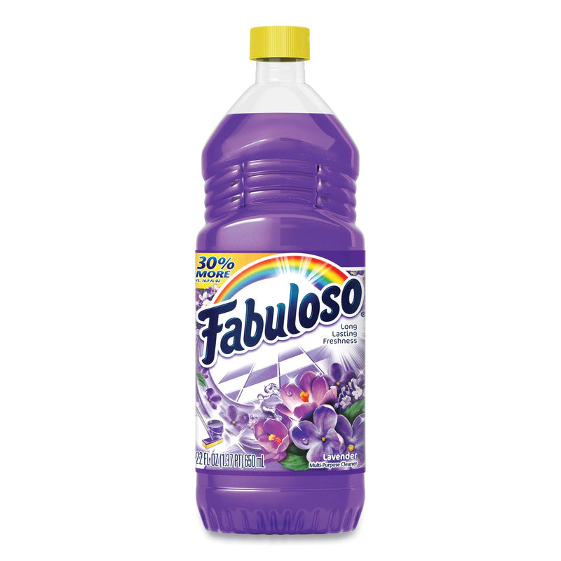 Fabuloso All-Purpose Cleaner, Lavender Scent, 22 oz Bottle, 12/Carton