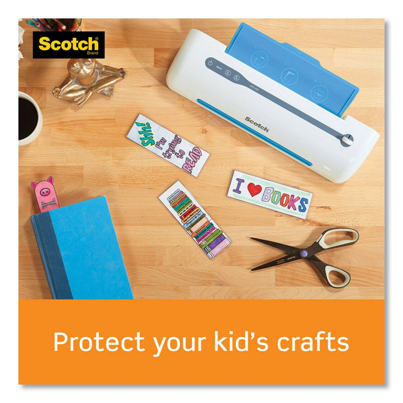 Scotch Laminating Pouches, 5 mil, 2.25" x 4.25", Gloss Clear, 10/Pack