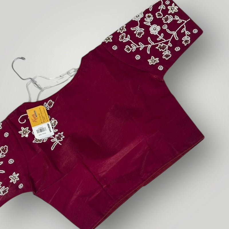 Satin silk blouse