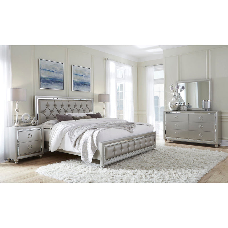 Chloe - Nightstand - Gemstone Silver
