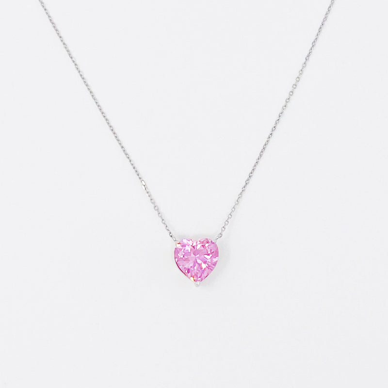 Absolute Beauty Sterling Silver Heart Necklace