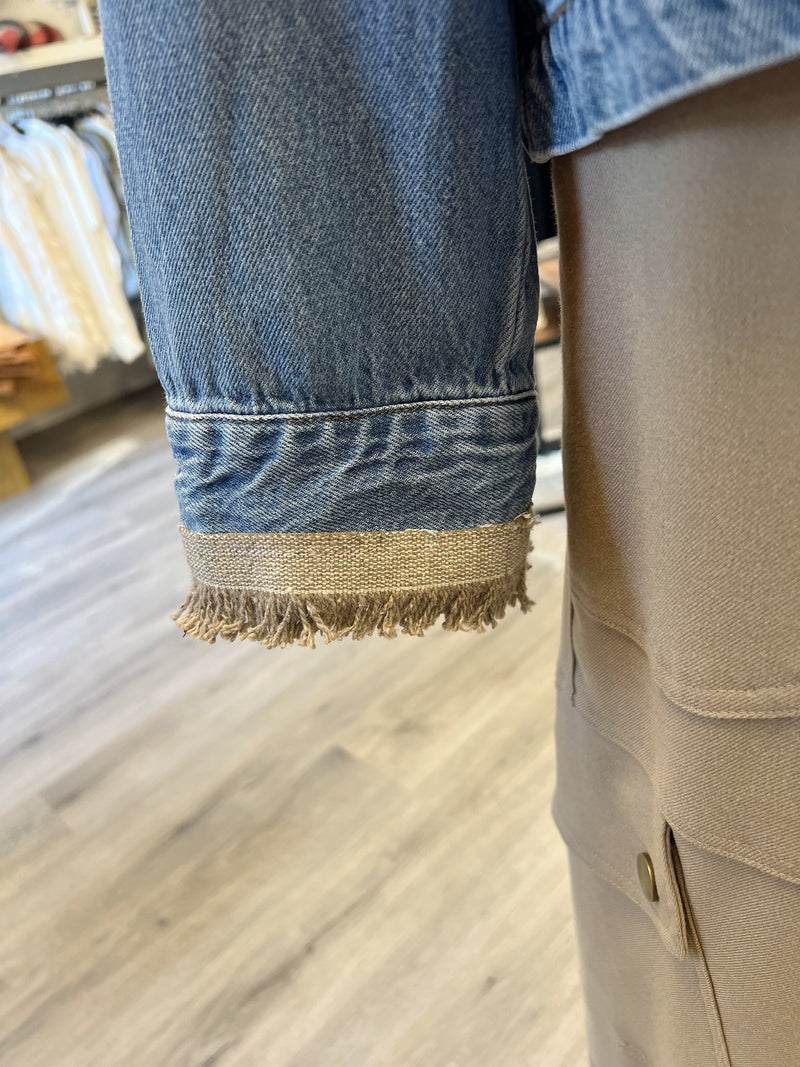 Starfish Patch Jean Jacket