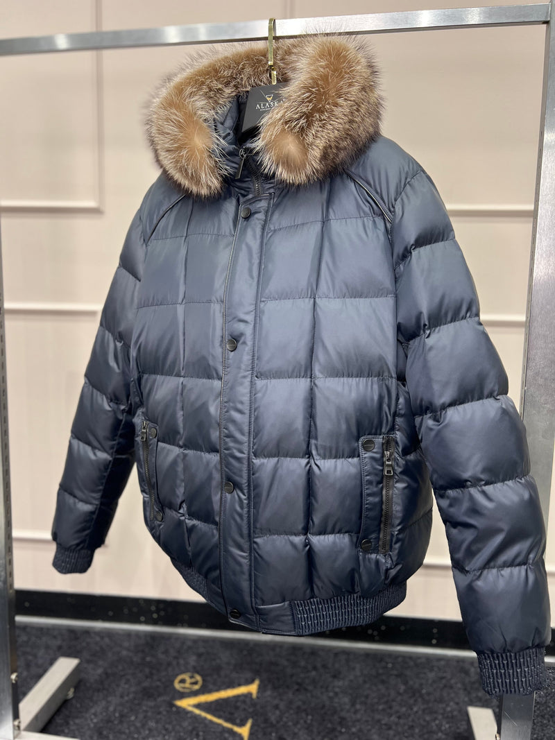 Genuine Fur Trim Sorona® Insulated Puffer Jacket