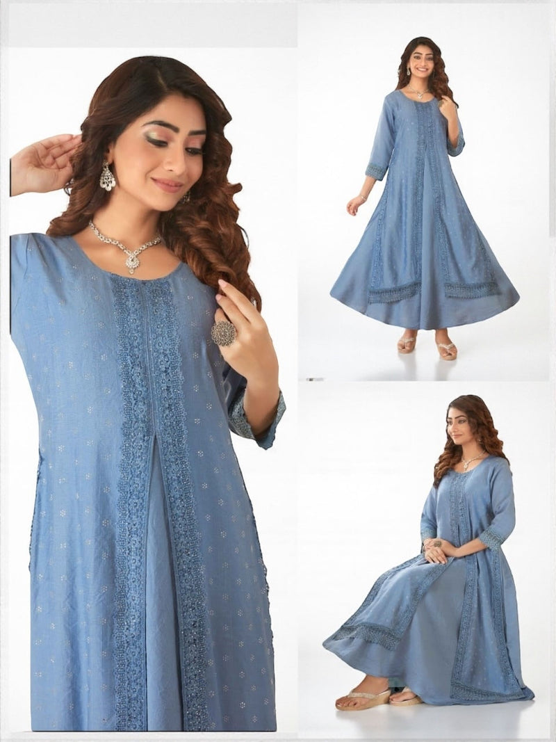 Georgette long Kurti