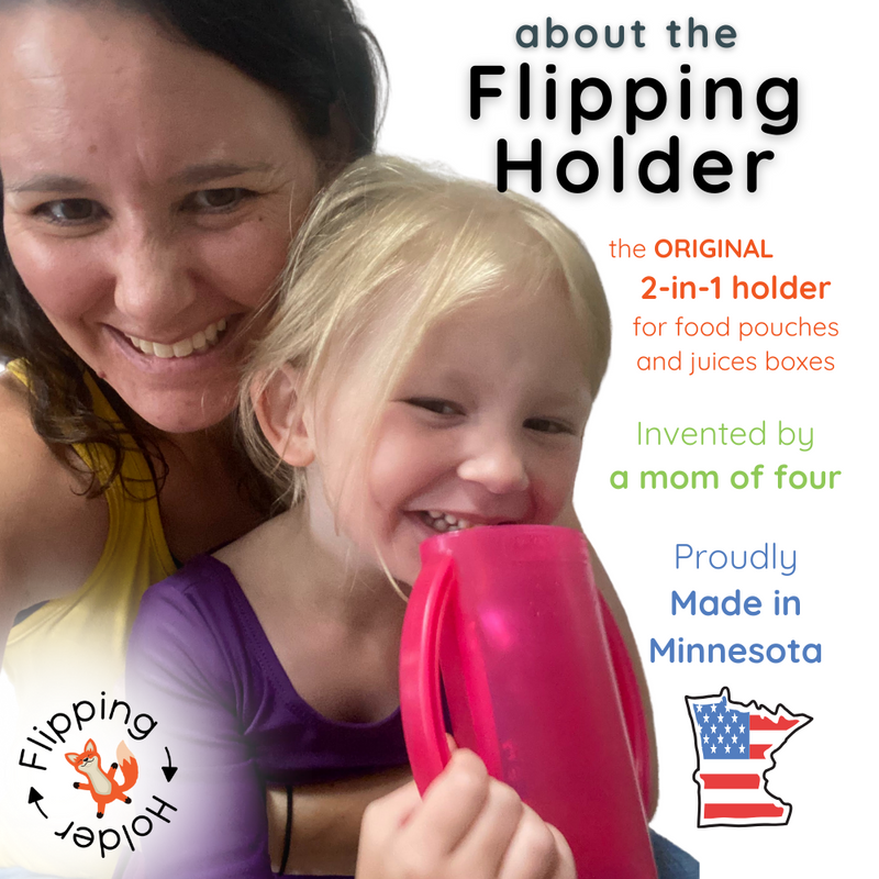 5-Pack Flipping Holder Classic | Food Pouch, Juice Box, Juice Pouch Holders