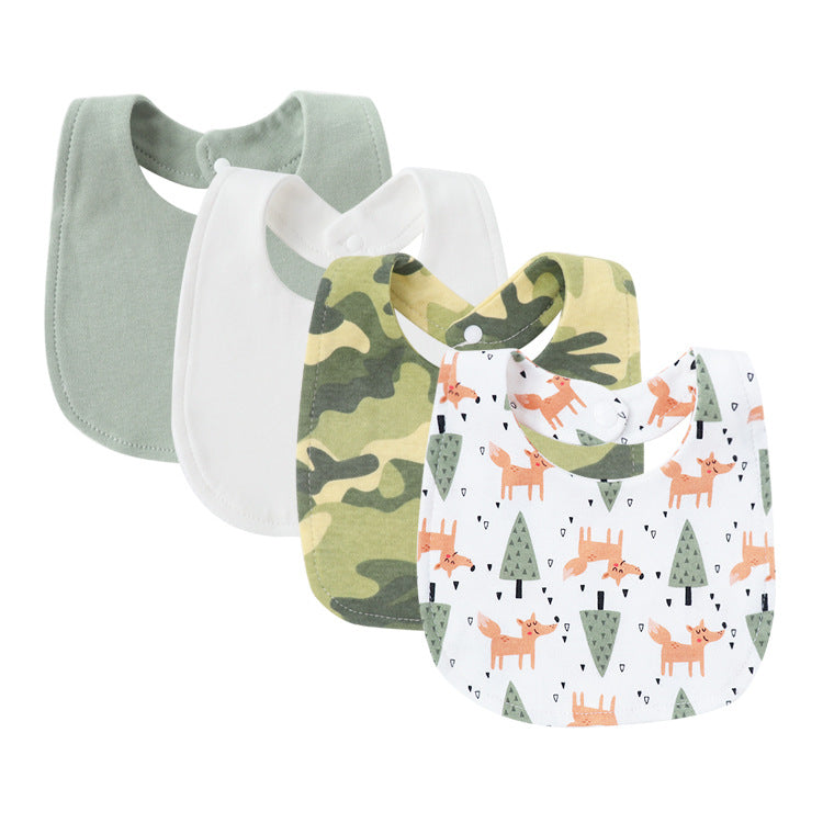 Baby And Infant Bibs Made Of Pure Cotton
