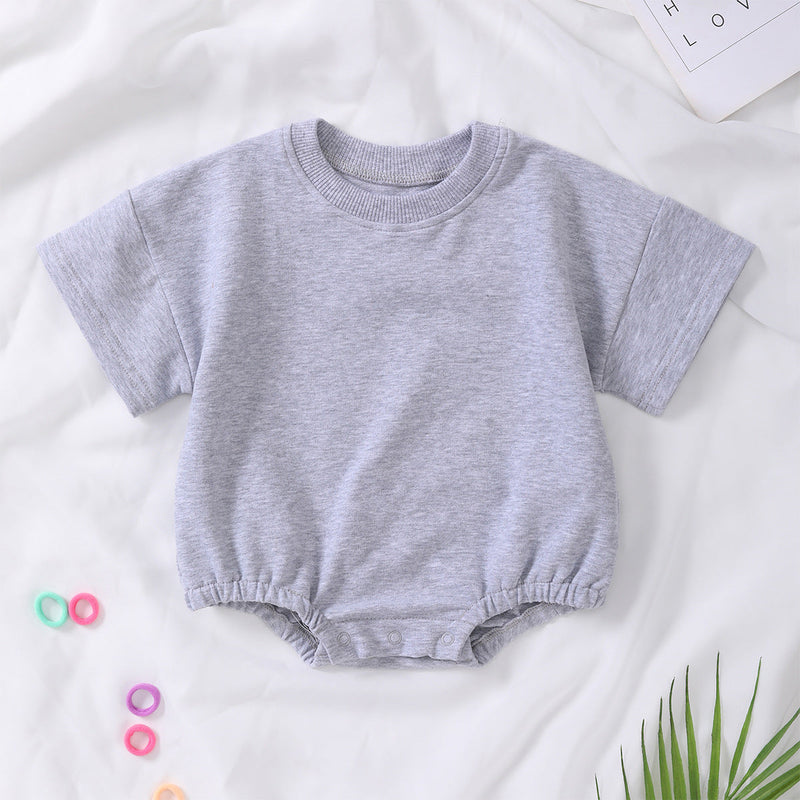 Short-sleeve Organic Cotton Romper